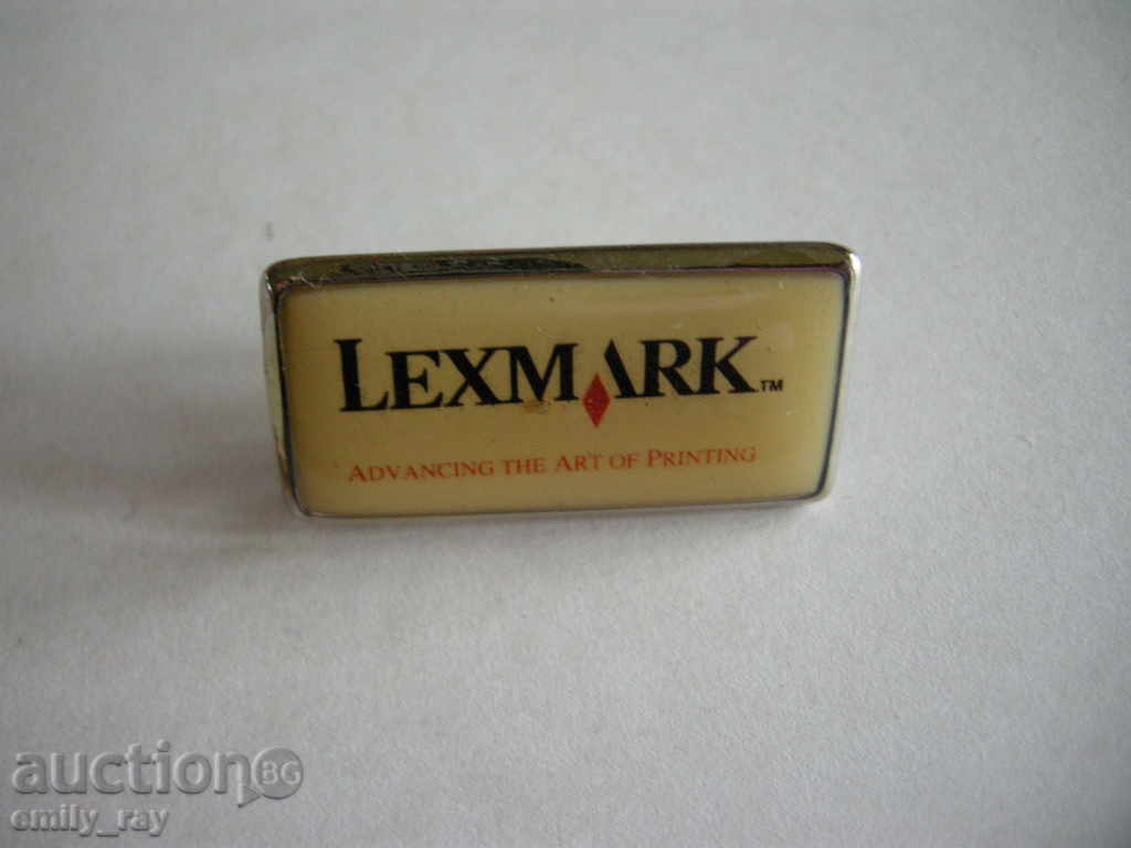 Lexmark badge with price 30.00 BGN | € 15.34 Lexmark badge with price 30.00 BGN | € 15.34