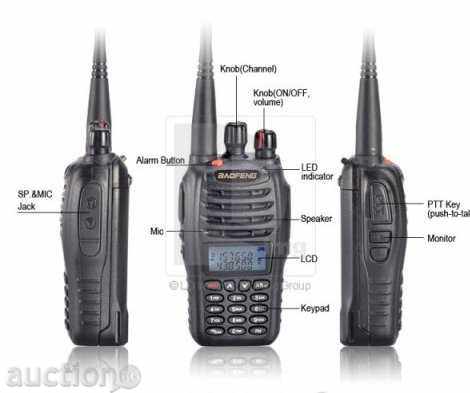 Professional radio station UV-5B 5W with price 69.00 BGN | € 35.28