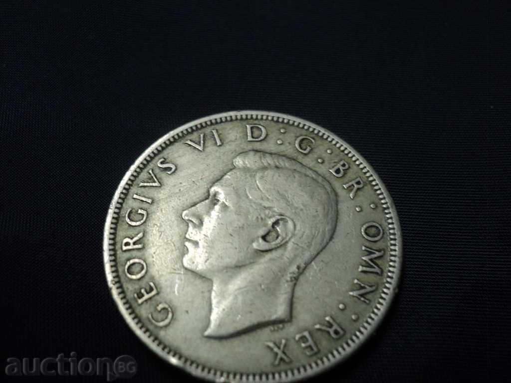 1 / 2CROWN-GREAT BRITAIN 1950. with price 10.00 BGN | € 5.11 1 / 2CROWN-GREAT BRITAIN 1950. with price 10.00 BGN | € 5.11
