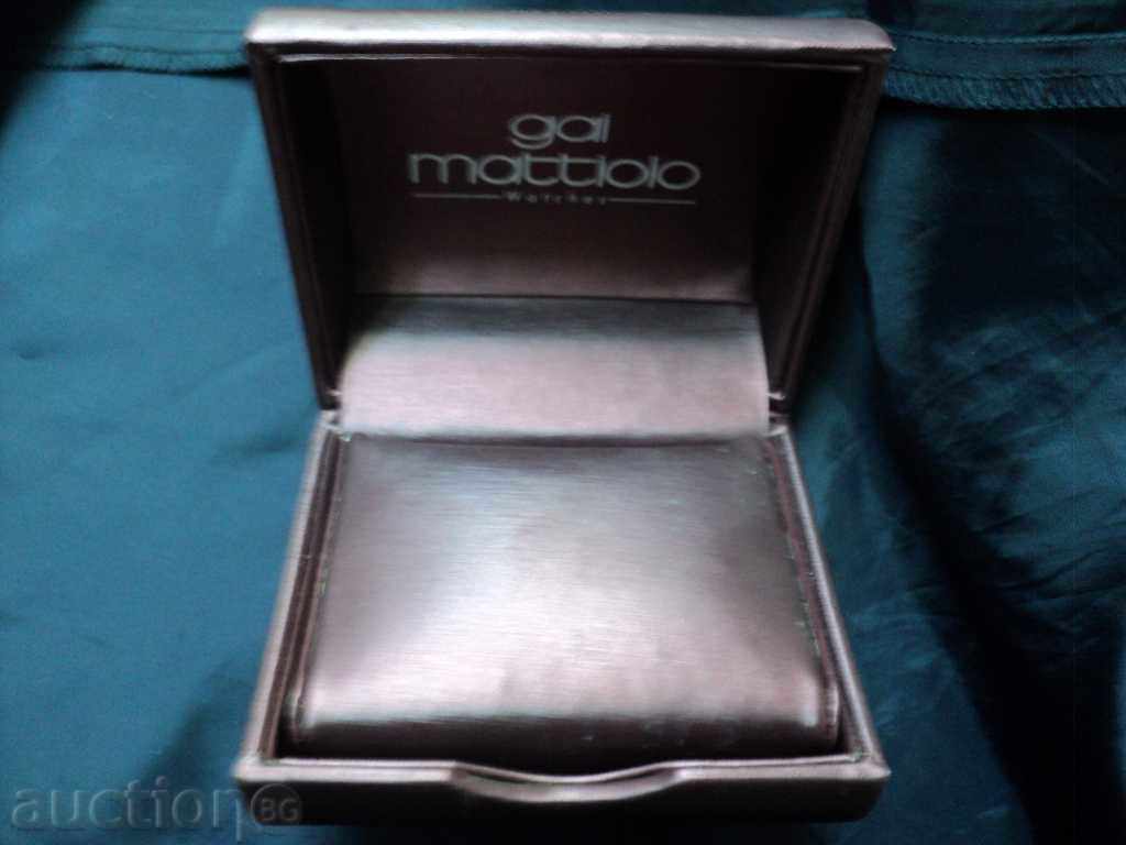 Licitație CUTIE DE CEAS Gai Mattiolo CEASURI. Licitație CUTIE DE CEAS Gai Mattiolo CEASURI.