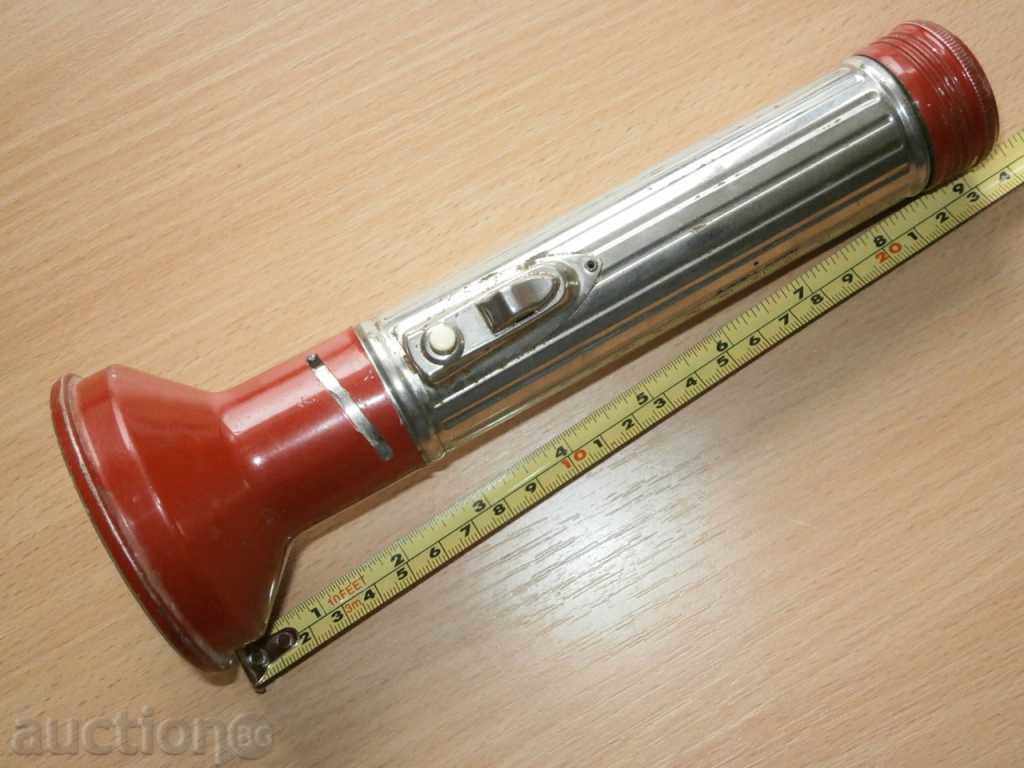 Auction retro vintage 70s metal flashlight Auction retro vintage 70s metal flashlight