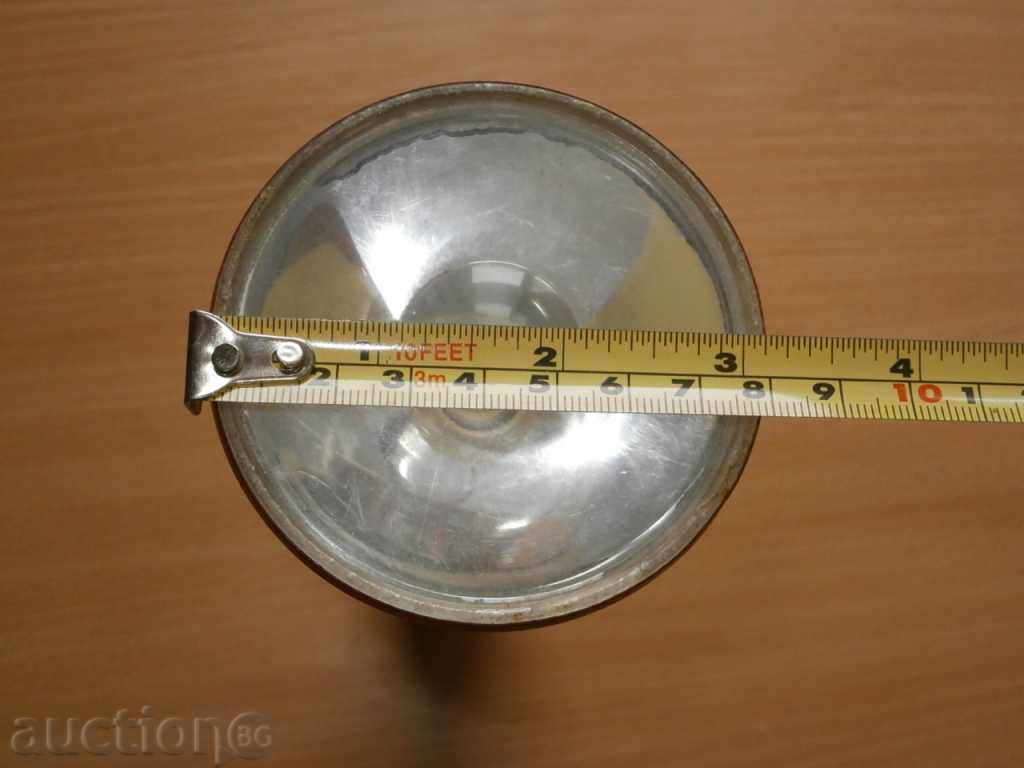 Delivery of retro vintage 70s metal flashlight Delivery of retro vintage 70s metal flashlight