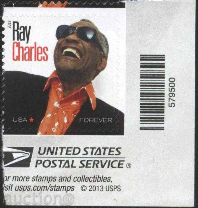 Marka-σαφές Ray Charles τραγουδιστής και πιανίστας 2013 ΗΠΑ