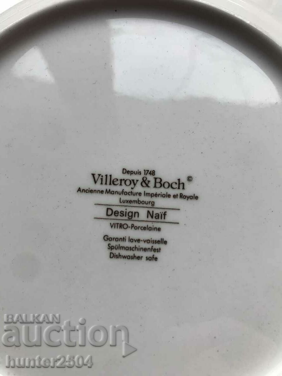 Auction Wall plate Willeroy &Boch-21 cm Auction Wall plate Willeroy &Boch-21 cm