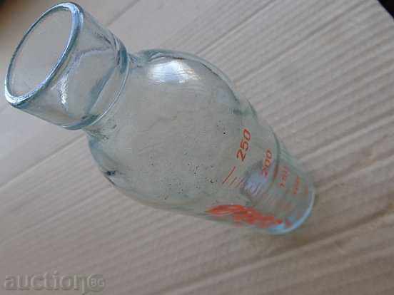 Glass bottle "BEBE", bottle for feeding, glass, soccer period - 5 Glass bottle "BEBE", bottle for feeding, glass, soccer period - 5