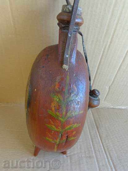 Old bulgarian vase, wooden with painting with price 83.00 BGN | € 42.44 Old bulgarian vase, wooden with painting with price 83.00 BGN | € 42.44