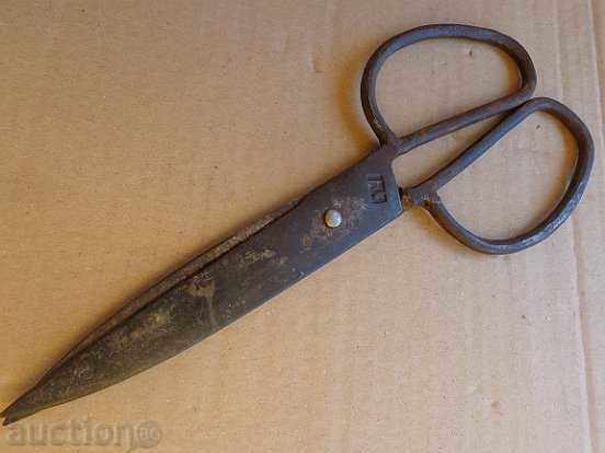 Παλιά πλαστά ψαλίδι με κύριο εκτύπωσης, σφυρήλατο σίδερο - 7 Παλιά πλαστά ψαλίδι με κύριο εκτύπωσης, σφυρήλατο σίδερο - 7