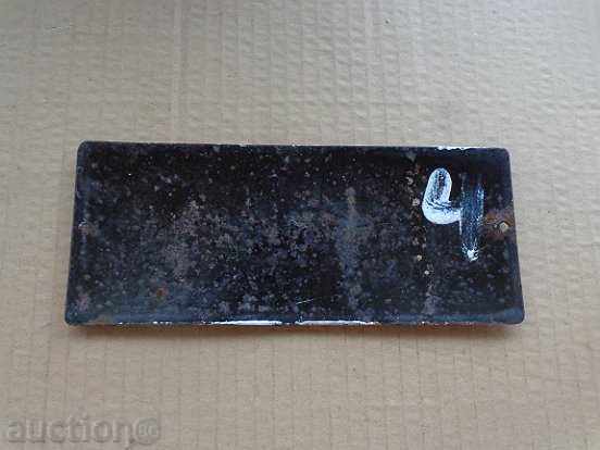 Enameled plate, plate - 5 Enameled plate, plate - 5