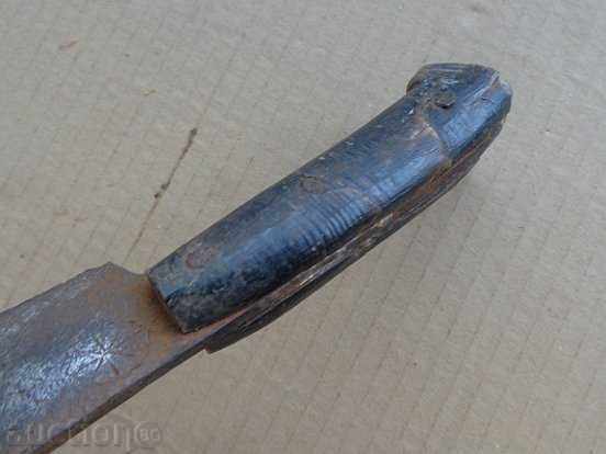 Shepherd's knife, karakulak with horned black and dagger engravings - 7