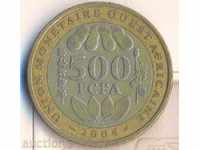 500 Δυτικής Αφρικής φράγκα το 2004