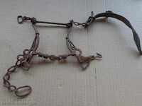 Old Ottoman bridle, harness, wrought iron 19th century