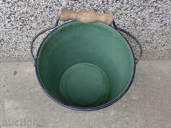 Old enamel bucket from the time of Sotsa - 7 Old enamel bucket from the time of Sotsa - 7