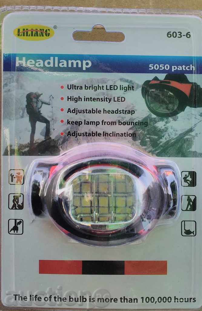 Челник фенер Cree - Headlamp 50 гр 3 режима