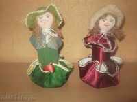 No. * 1505 Lot - two old handmade dolls