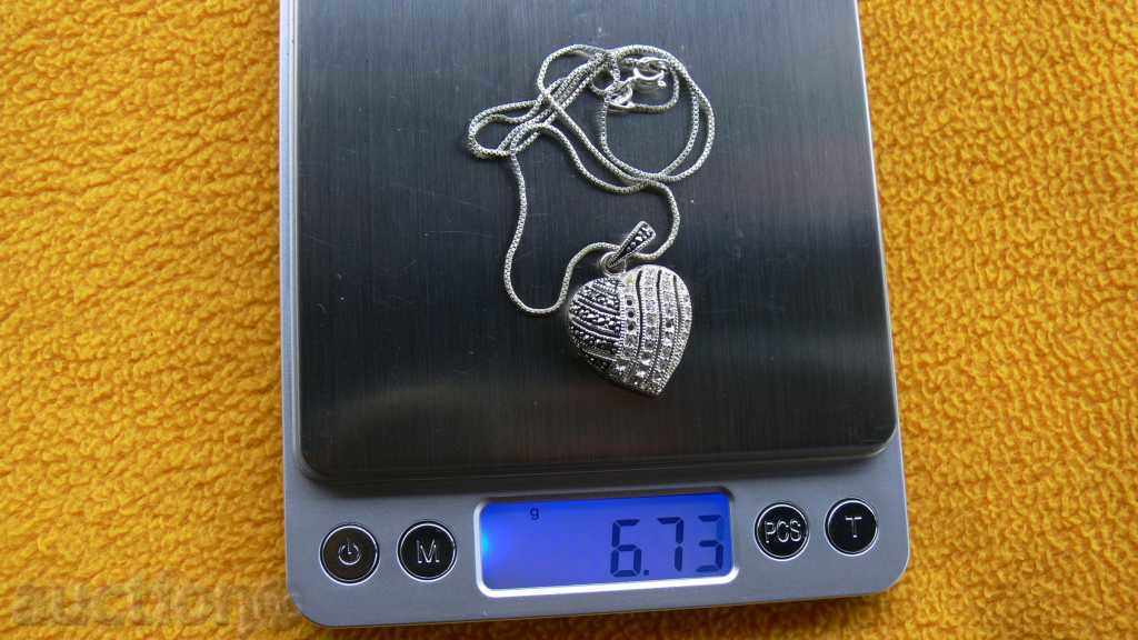 SILVER LACE WITH VISULKA HEART SILVER LACE WITH VISULKA HEART