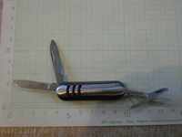 Knife small with scissors and metal tines
