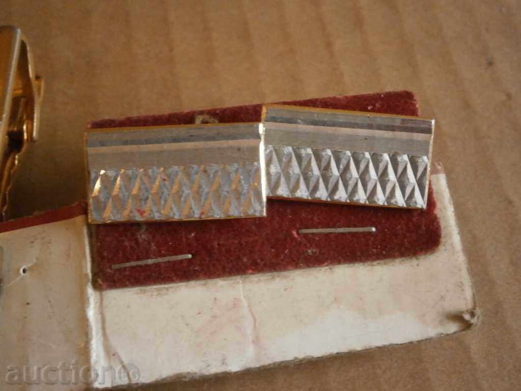 cufflinks and tie clip with price 21.00 BGN | € 10.74 cufflinks and tie clip with price 21.00 BGN | € 10.74