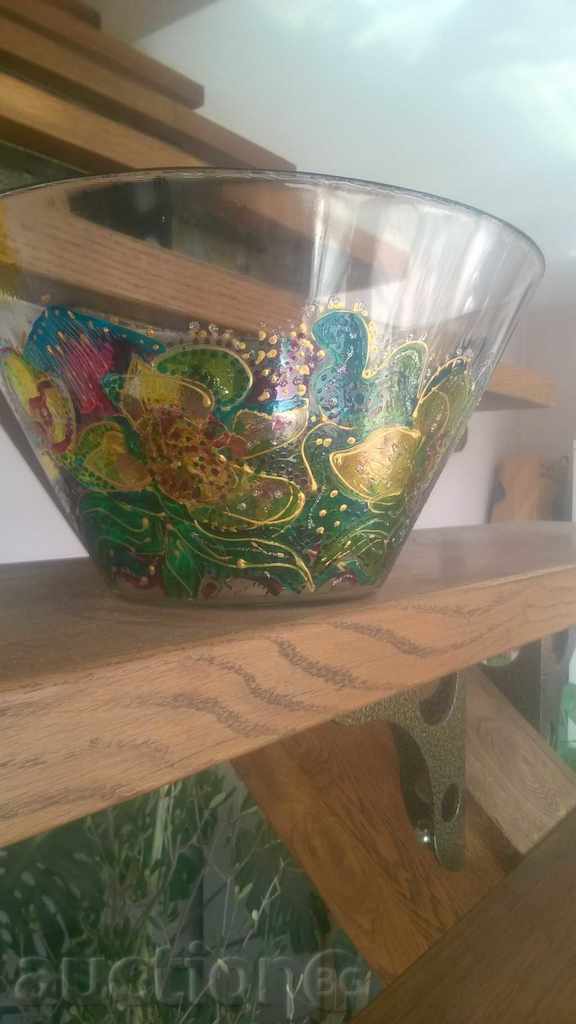 Fruit bowl, hand-painted - UNIT 1 with price 45.00 BGN | € 23.01