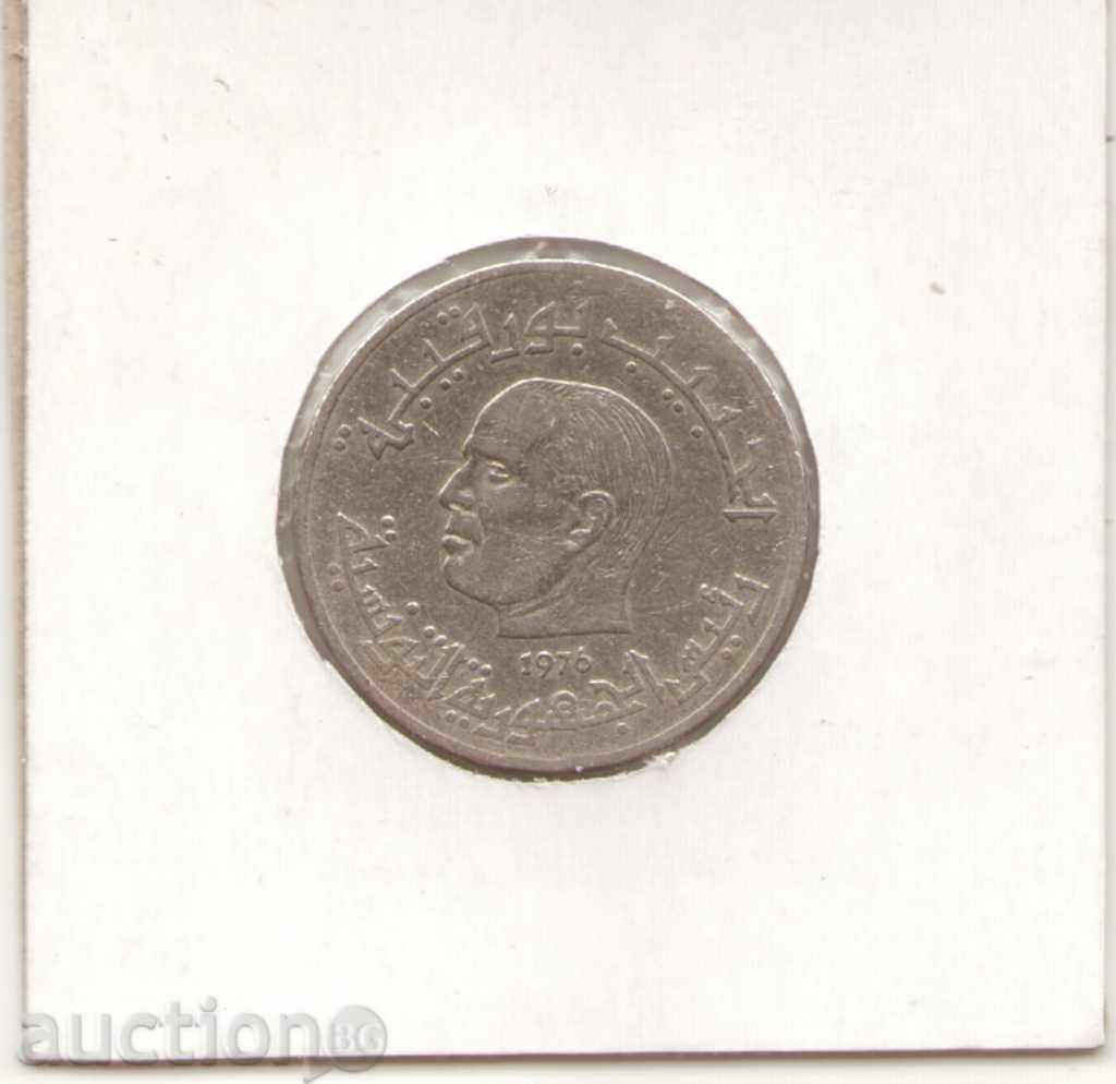 Tunisia-½ Dīnār / Dinar-1976-KM # 303 with price 3.40 BGN | € 1.74 Tunisia-½ Dīnār / Dinar-1976-KM # 303 with price 3.40 BGN | € 1.74
