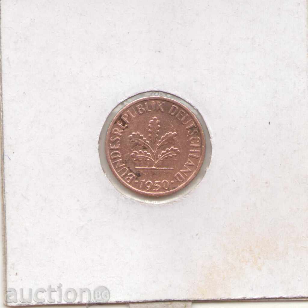 Germany-1 Pfennig-1950 J-KM # 105 with price 0.90 BGN | € 0.46 Germany-1 Pfennig-1950 J-KM # 105 with price 0.90 BGN | € 0.46