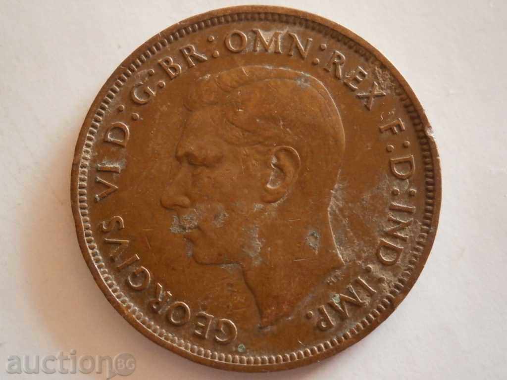 one 1 penny 1946 едно пени