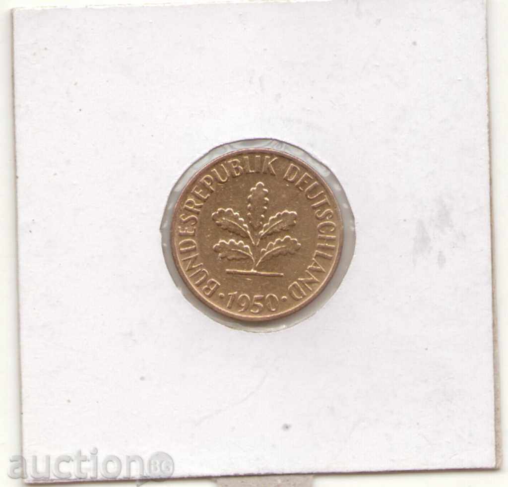 Germany-5 Pfennig-1950 D-KM # 107 with price 0.90 BGN | € 0.46 Germany-5 Pfennig-1950 D-KM # 107 with price 0.90 BGN | € 0.46