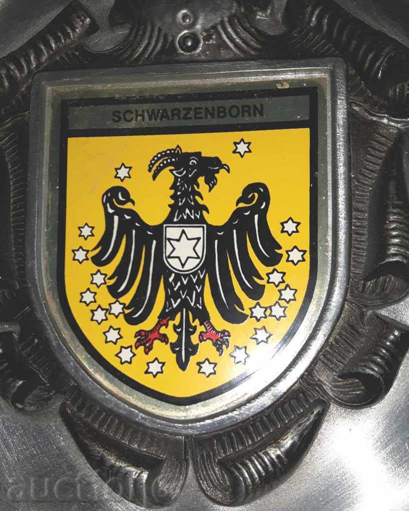 Релефни пана с автентични цветни гербове - Лот 4 бр. с цена 90.00 лв. | € 46.02 Релефни пана с автентични цветни гербове - Лот 4 бр. с цена 90.00 лв. | € 46.02