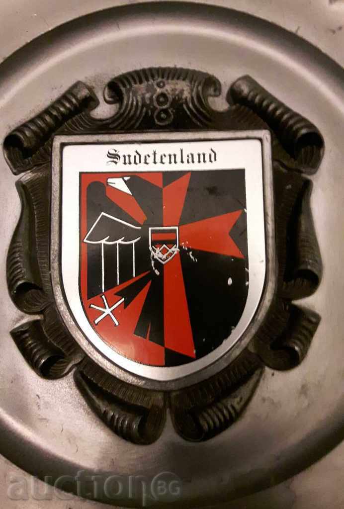 Релефни пана с автентични цветни гербове - Лот 4 бр. - 5 Релефни пана с автентични цветни гербове - Лот 4 бр. - 5