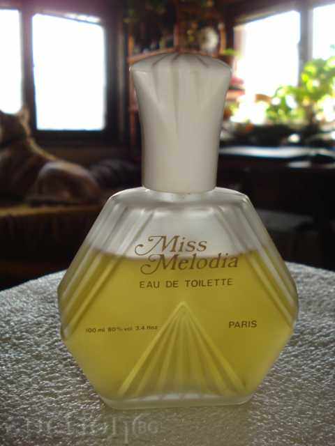 OLD SHEET EAU DE TOILETTE MISS MELODIA "FRANCE CLEARLY FULLY