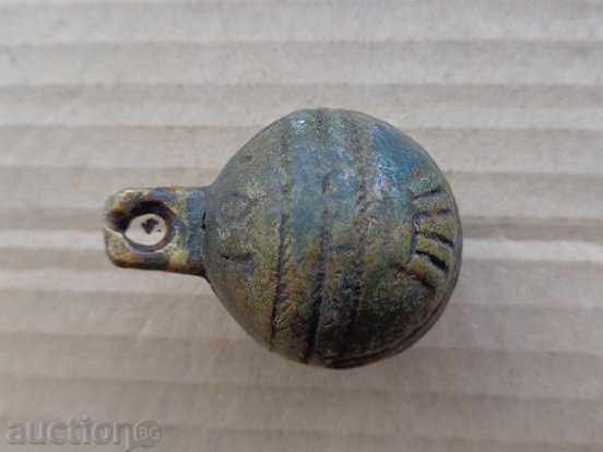 Clopot de căruță de cai tip „nucă” din bronz – secolul al XIX-lea cu preț 38.00 BGN | € 19.43