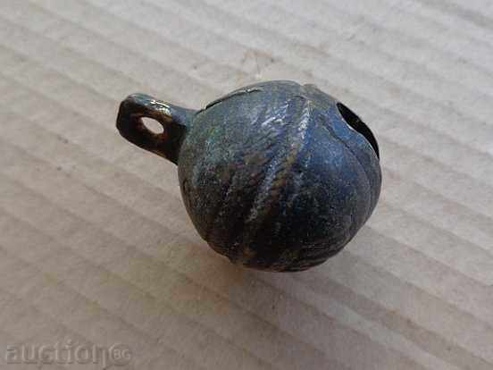 Bronze bell for horse riding type "walnut" - 19th century with price 38.00 BGN | € 19.43 Bronze bell for horse riding type "walnut" - 19th century with price 38.00 BGN | € 19.43