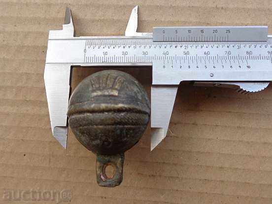 Auction Bronze bell for horse riding type "walnut" - 19th century Auction Bronze bell for horse riding type "walnut" - 19th century