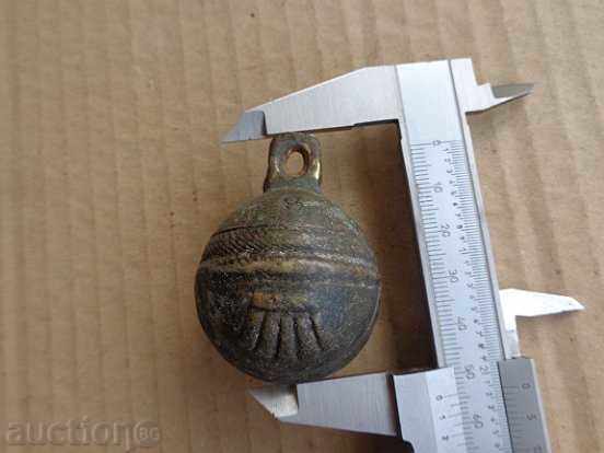 Delivery of Bronze bell for horse riding type "walnut" - 19th century Delivery of Bronze bell for horse riding type "walnut" - 19th century