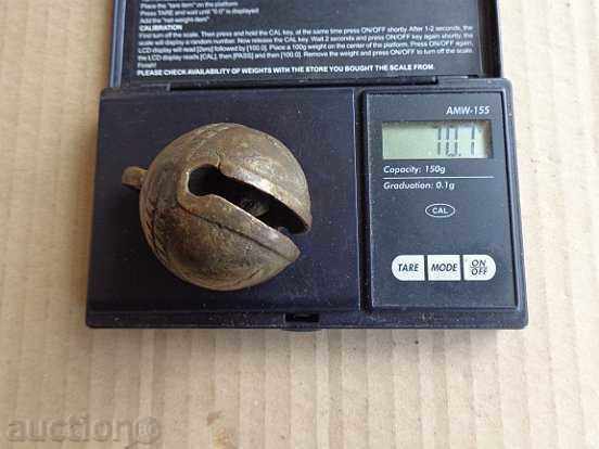 Licitație Clopot de căruță de cai tip „nucă” din bronz – secolul al XIX-lea Licitație Clopot de căruță de cai tip „nucă” din bronz – secolul al XIX-lea