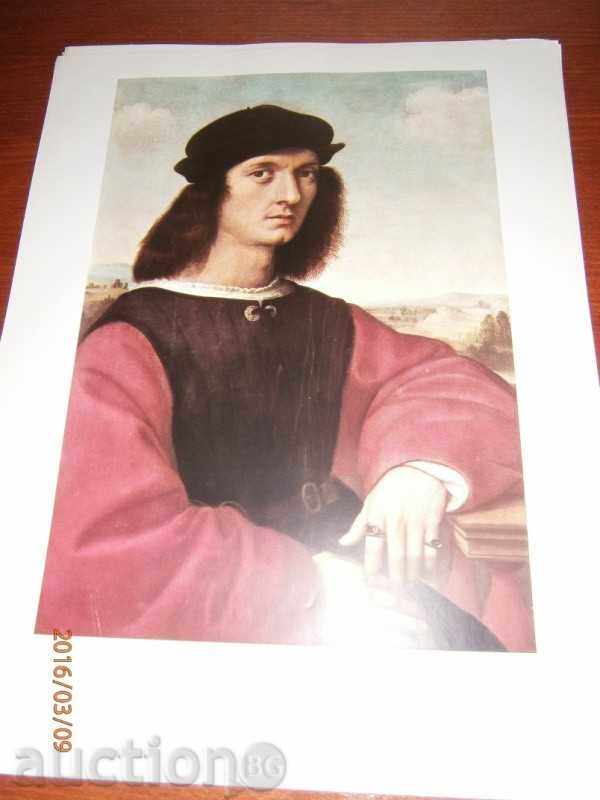 Old Reproduction - RAPHAELO SANCIO - PORTRAIT OF ANIOLO DONI with price 1.90 BGN | € 0.97 Old Reproduction - RAPHAELO SANCIO - PORTRAIT OF ANIOLO DONI with price 1.90 BGN | € 0.97