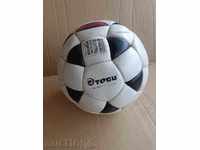 Leather ball for volleyball, football, sport