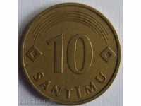 Latvia 10 centimes 1992