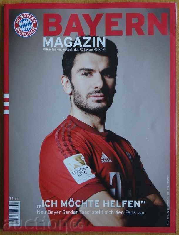 Revista oficială de fotbal Bayern (München), 20.02.2016