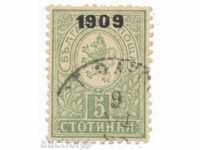 1909. - Republicat mic leu - 5 cenți.