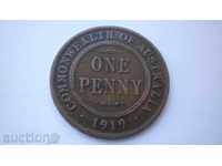 Australia 1 Cent 1919 Rare Coin