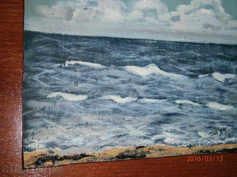 Delivery of Old painting - SEA - oil on canvas - 1