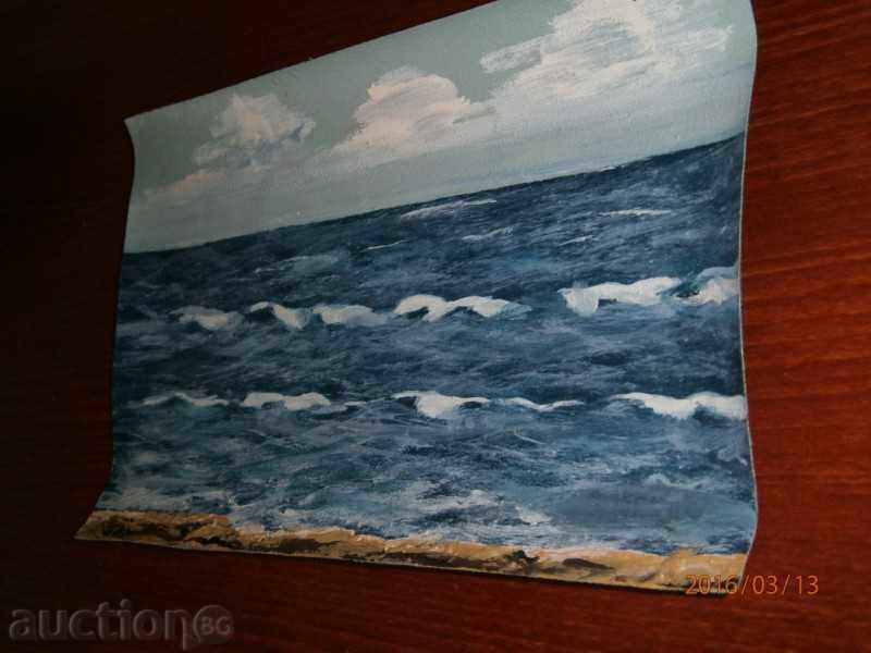 Auction Old painting - SEA - oil on canvas - 5 Auction Old painting - SEA - oil on canvas - 5