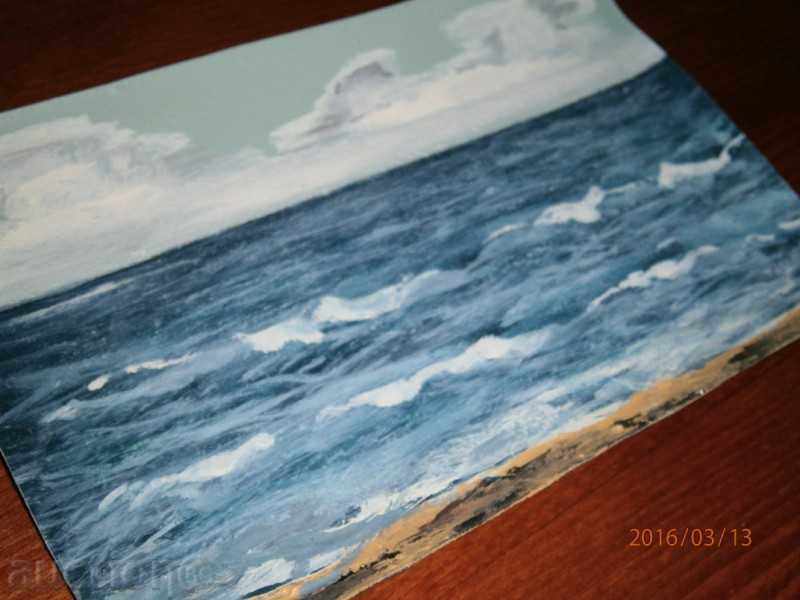 Delivery of Old painting - SEA - oil on canvas - 6 Delivery of Old painting - SEA - oil on canvas - 6