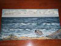 Old painting - SEA - oil on canvas - 8