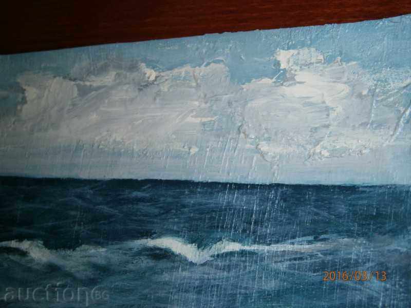 Old painting - SEA - oil on canvas - 11 - 6 Old painting - SEA - oil on canvas - 11 - 6