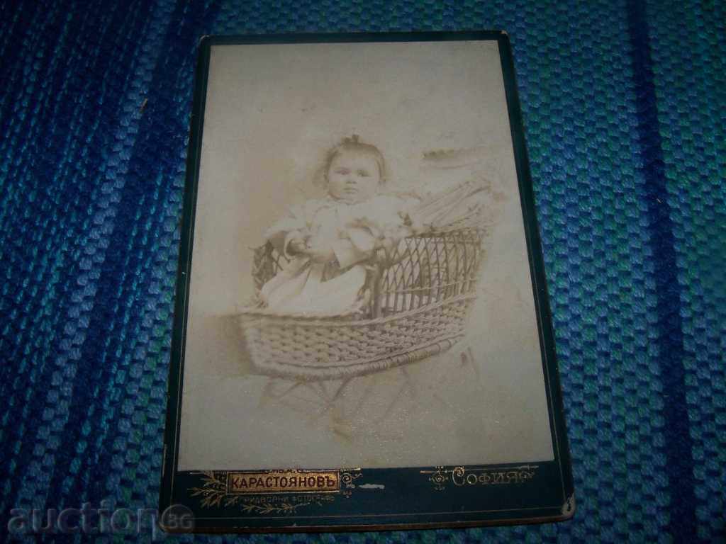 Old Picture "Baby in a cart" - 5 Old Picture "Baby in a cart" - 5