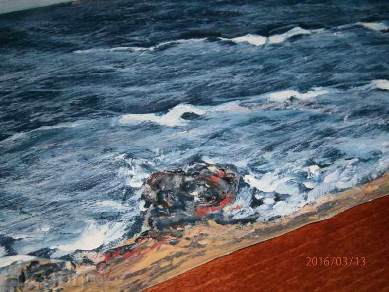 Auction Old painting - SEA - oil on canvas - 15 Auction Old painting - SEA - oil on canvas - 15