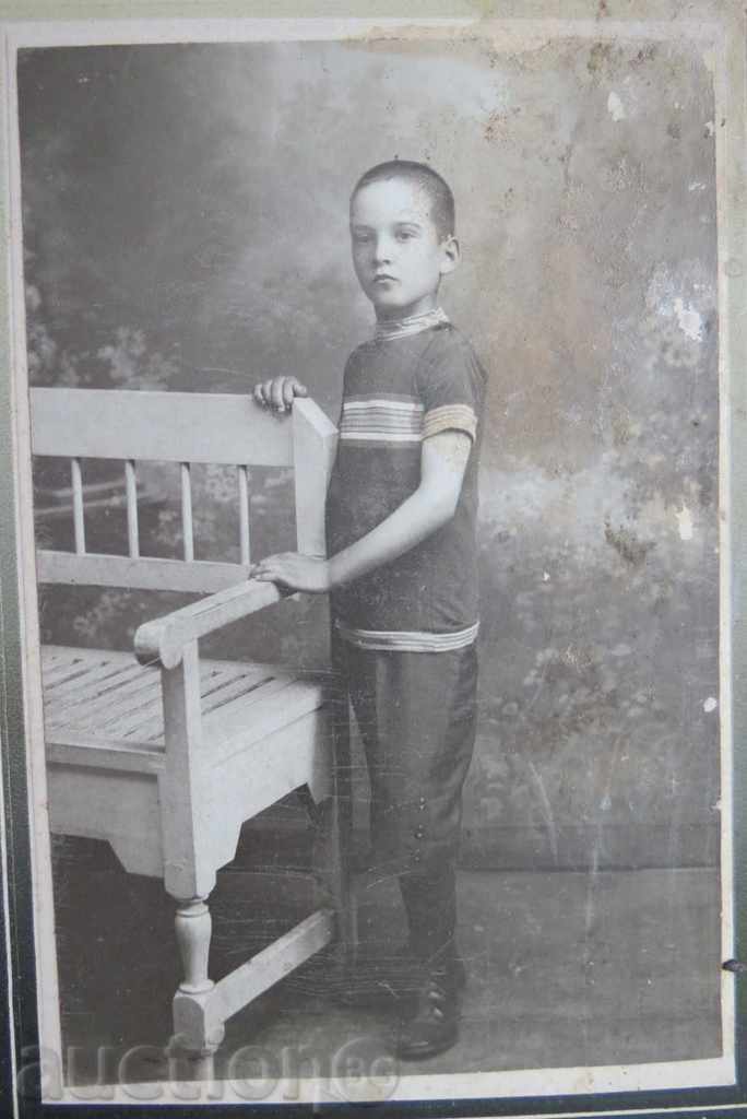 SCRAP - PHOTOGRAPH - BOY - EARLY 20TH CENTURY - CABINET - CARDBOARD with price 11.99 BGN | € 6.13 SCRAP - PHOTOGRAPH - BOY - EARLY 20TH CENTURY - CABINET - CARDBOARD with price 11.99 BGN | € 6.13