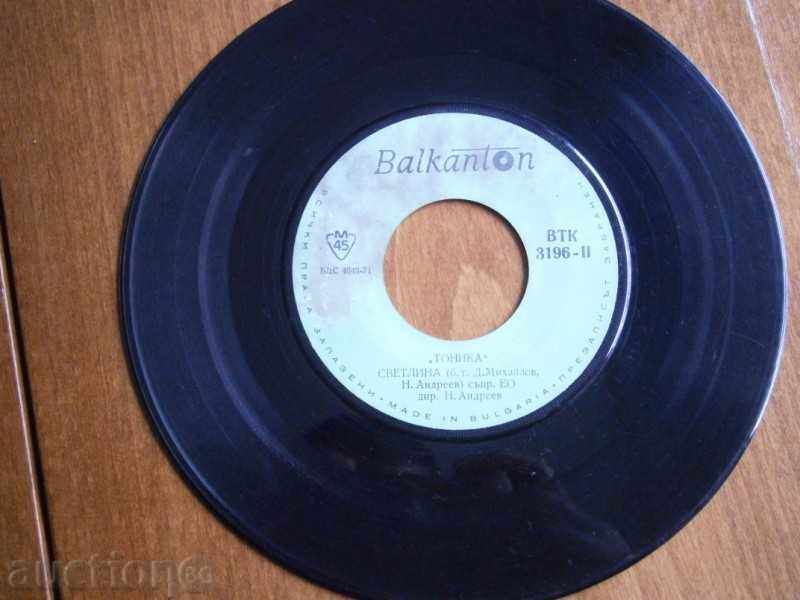 TONIC - small plate - Balkanton - VTK 3196 with price 1.00 BGN | € 0.51 TONIC - small plate - Balkanton - VTK 3196 with price 1.00 BGN | € 0.51