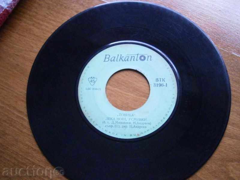 Auction TONIC - small plate - Balkanton - VTK 3196 Auction TONIC - small plate - Balkanton - VTK 3196